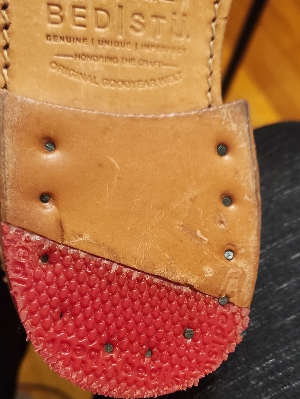 Bed Stu Leather Oxford Rustic Wingtips - Picture 13 of 13